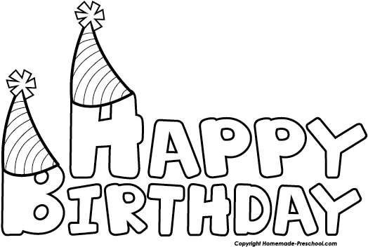Birthday Black And White Free Happy Clipart Happy Birthday Clipart Black And White Png Birthday Clipart Png png