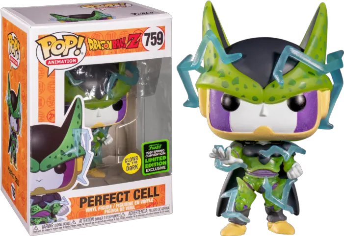 Perfect Cell Glow In The Dark Funko Pop Perfect Cell Funko Pop Glow In The Dark Png Perfect Cell Png