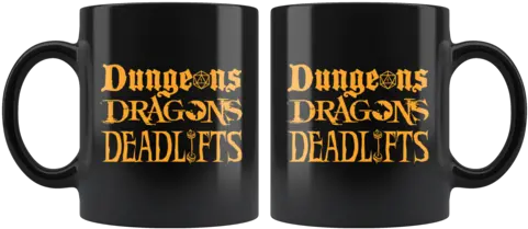 Dnd Dungeons And Deadlifts Rpg D20 D2 Critical Hit Miss Dice Mug Png Dnd Dice Png