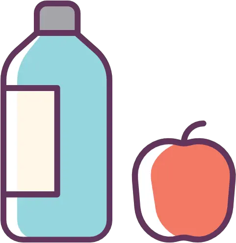 Water Apple Food Drink Fruit Free Water Bottle And Food Clipart Png Food And Water Icon png