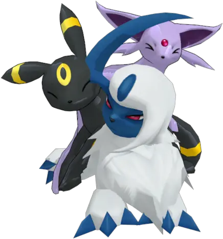 Download Hd Umbreon X Espeon Umbreon Absol And Espeon Stuffed Toy Png Espeon Png