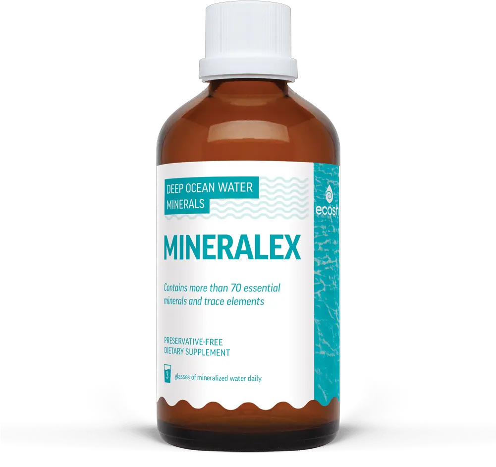 Mineralex U2013 Deep Ocean Water Minerals Bottle Png Ocean Water Png