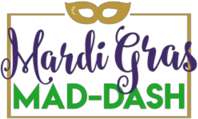 Mardi Gras Mad Dash Georgetown Tx 1 Mile 5k Running Horizontal Png Mardi Gras Png