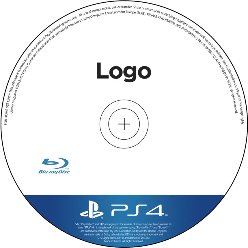 Download Ps4 Disc Template Psd File By Playstation 4 Png Template Png