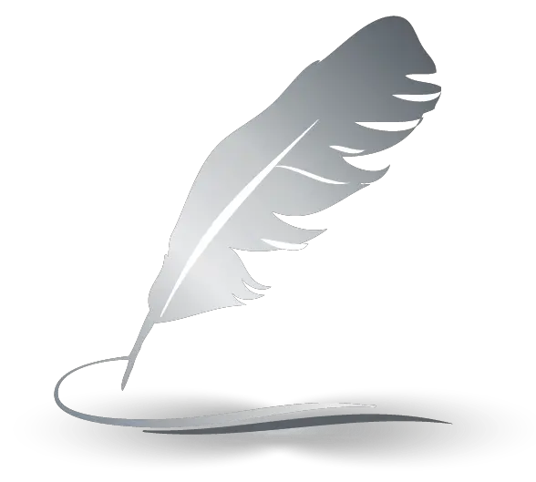 Contact Us Henensu White Feather Pen Png Quill Pen Png