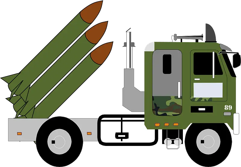 Missile Truck V2 Clipart Free Download Transparent Png Nuclear Missile Launcher Clip Art Missile Png