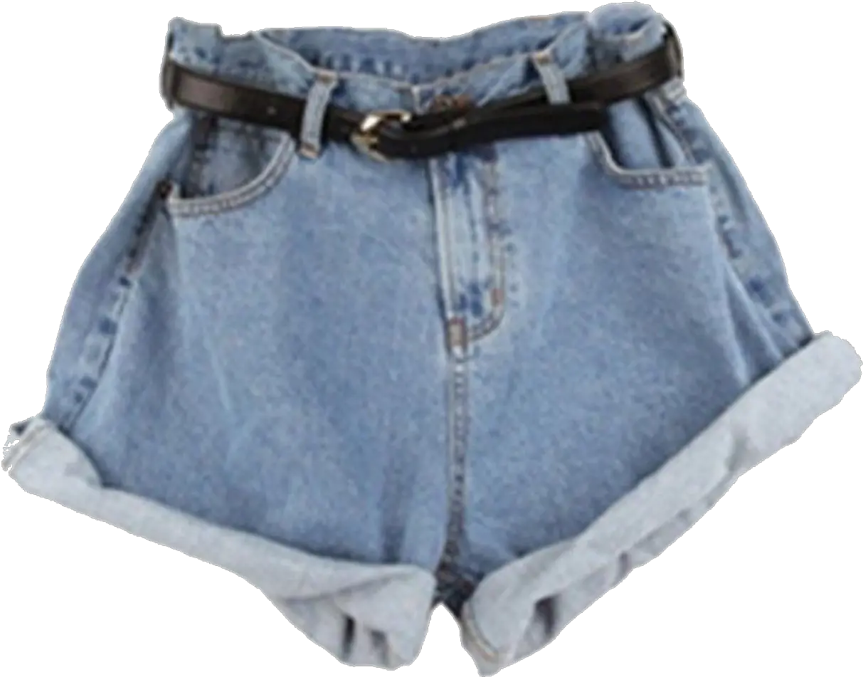 High Waisted Shorts Denim Womens Baggy Denim Shorts Png Shorts Png