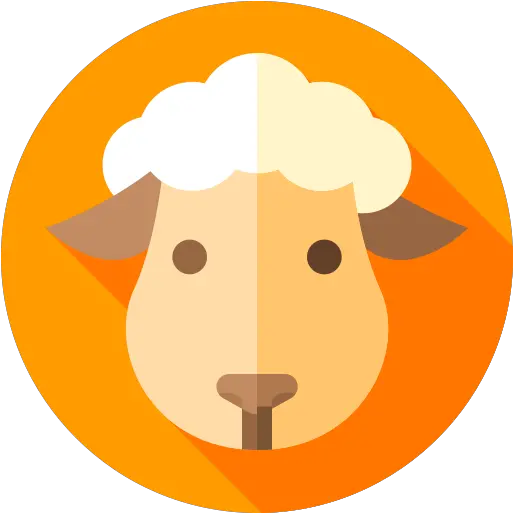 Sheep Free Animals Icons Sheep Icon Orange Png Sheep Icon