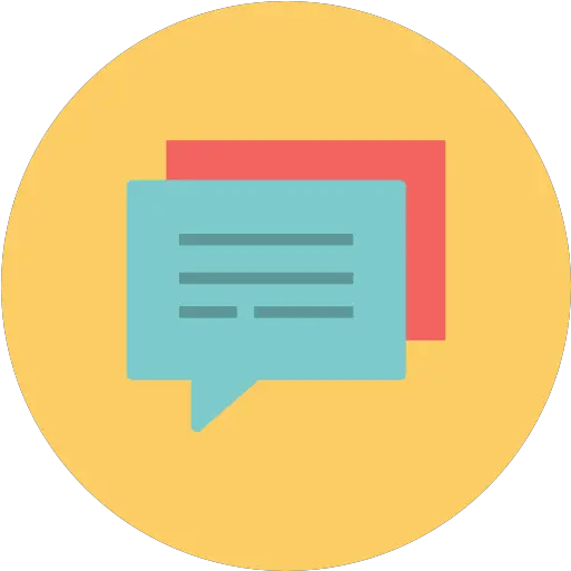 Speech Bubbles Conversation Talk Flat Speech Bubble Icon Png Speech Bubbles Png