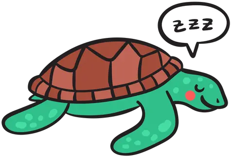 Sleeping Green Sea Turtle Transparent Png U0026 Svg Vector File Sleeping Turtle Template Cute Turtle Png