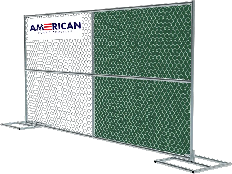 Construction Chain Link American Event Services Construction Fence Windscreen Png Chain Link Fence Png