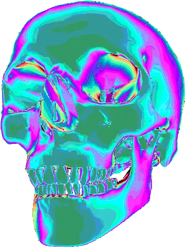 Top Skull Stickers For Android U0026 Ios Gfycat Vaporwave Skull Transparent Png Sombra Skull Png