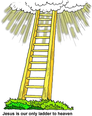 Download Vector Black And White Clipart Heaven Ladder Ladder Clipart Png Heaven Png