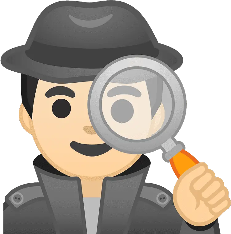 Man Detective Emoji Clipart Free Download Transparent Png Detective Icon Transparent Detective Hat Png