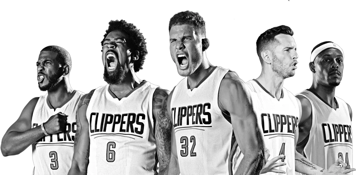 Together We Will Los Angeles Clippers Players Png Clippers Png