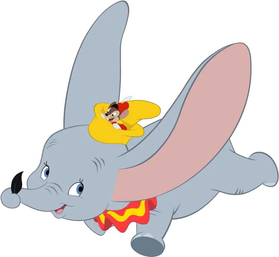 Download Hd Dumbo Drawing Original Dumbo Flying Transparent Background Png Dumbo Png