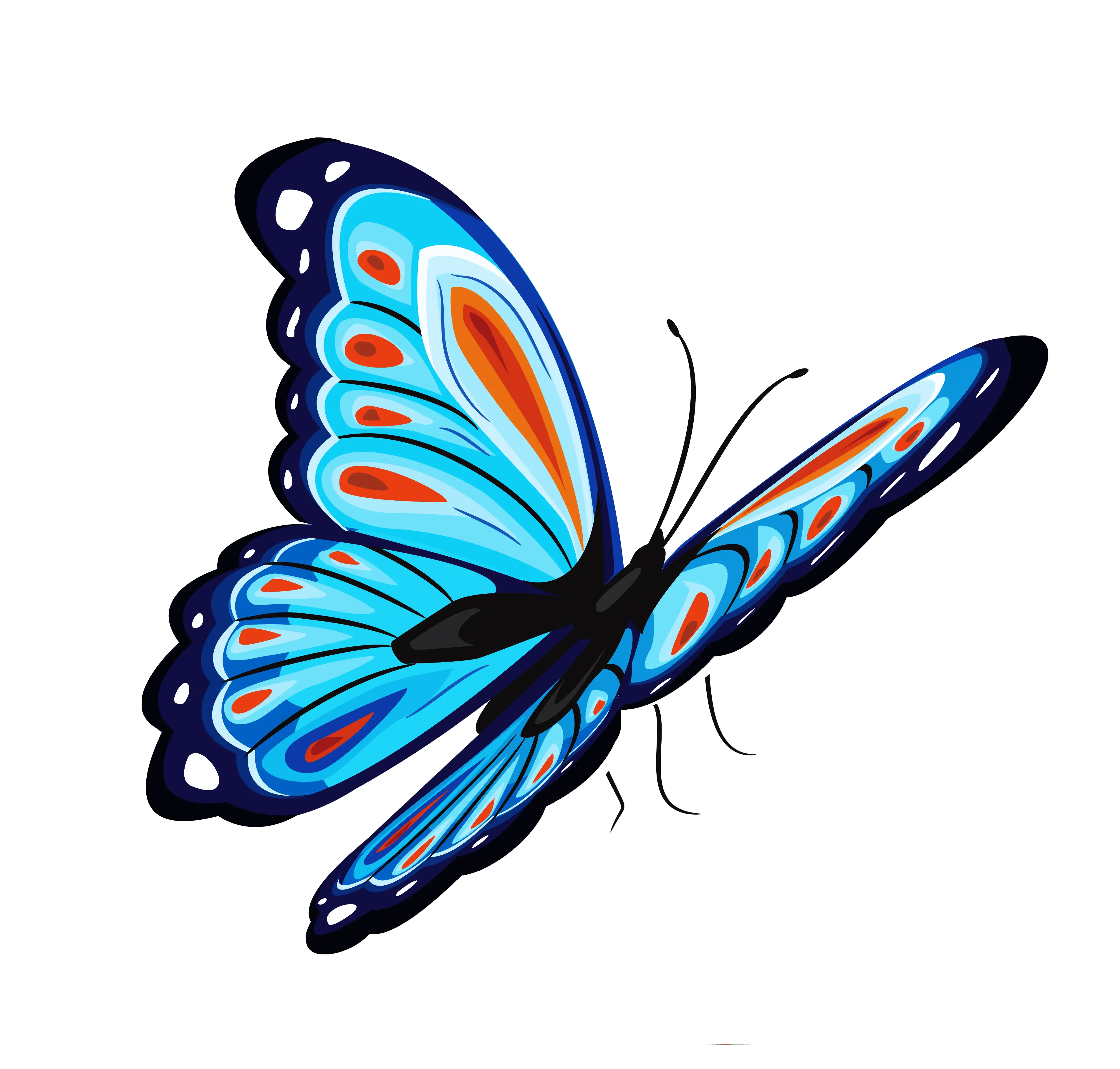 Lighting Butterfly Png Hd