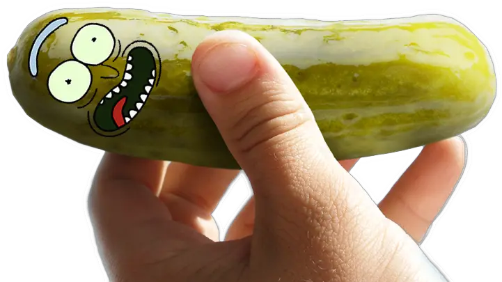 Iu0027m Real Life Pickle Rick Rickandmorty Pickle Rick In Real Life Png Pickle Rick Transparent