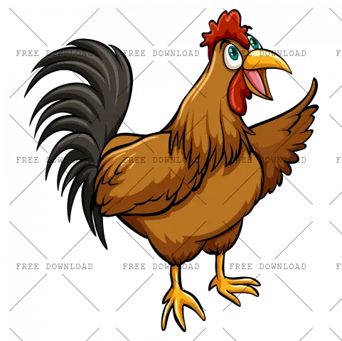 Cock Chicken Rooster Png Image With Transparent Background Farmer Clipart Background Transparent Rooster Png