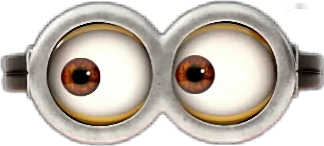 Minions Glasses Snap Snapchat Minions Eyes Png Eyes Transparent