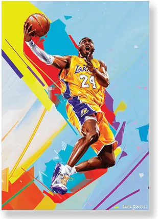 Kobe Bryant Nba Player Design Png Kobe Bryant Transparent
