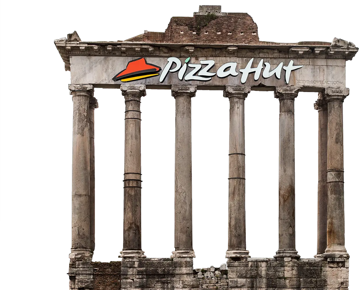 Download Pizza Hut Ruins Temple Of Saturn Png Ruins Png
