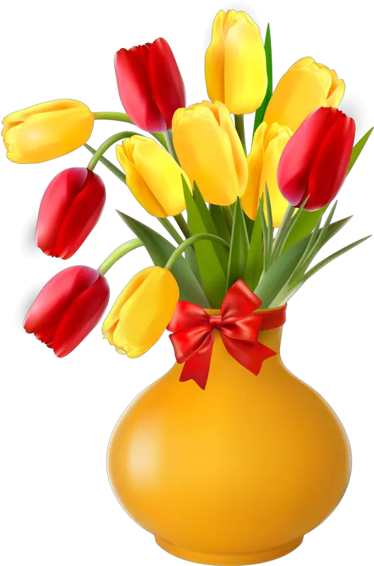 Flower Vases Floral Flowers Spring Flower Flowers In Vase Clipart Png Spring Flowers Png png