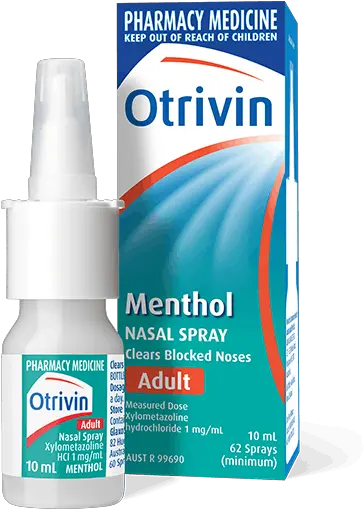 Otrivin Menthol Nasal Spray Australia Otrivin Png Nose Transparent