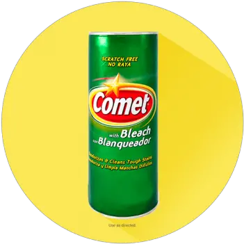 Comet Bleach Powder Wwwcometcleanercom Green Cleaning Powder Png Bleach Transparent Background