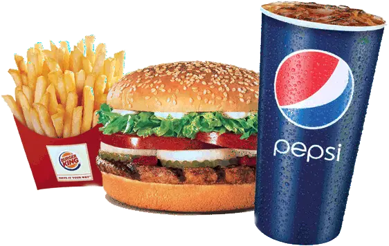 Burger King Transparent Sticker Food Png Gif Gfycat Burger King With Pepsi Cartoon Food Png