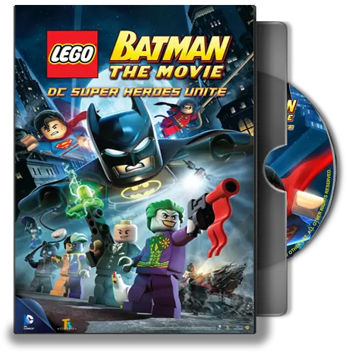 Movie Lego Batman Dc Super Heroes Unite Dvd Png Teen Titans Folder Icon