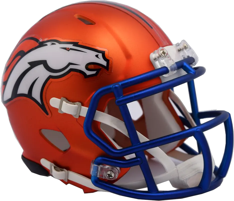 Denver Broncos Helmet Png New Riddell Nfl Helmets Denver Broncos Blaze Mini Helmets Broncos Png