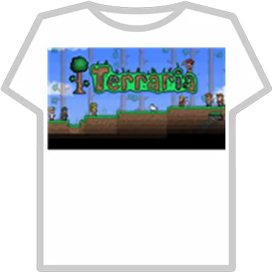 Terraria Logo Roblox T Shirt Para Roblox Nike Png Terraria Logo
