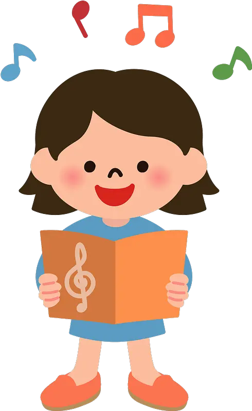Child Girl Sing Clipart Kid Sing Clipart Png Sing Png
