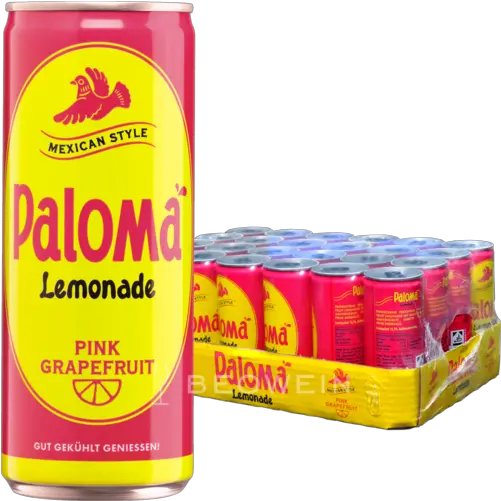 Paloma Lemonade 24x025 L Paloma Pink Grapefruit Transparent Png Paloma Png