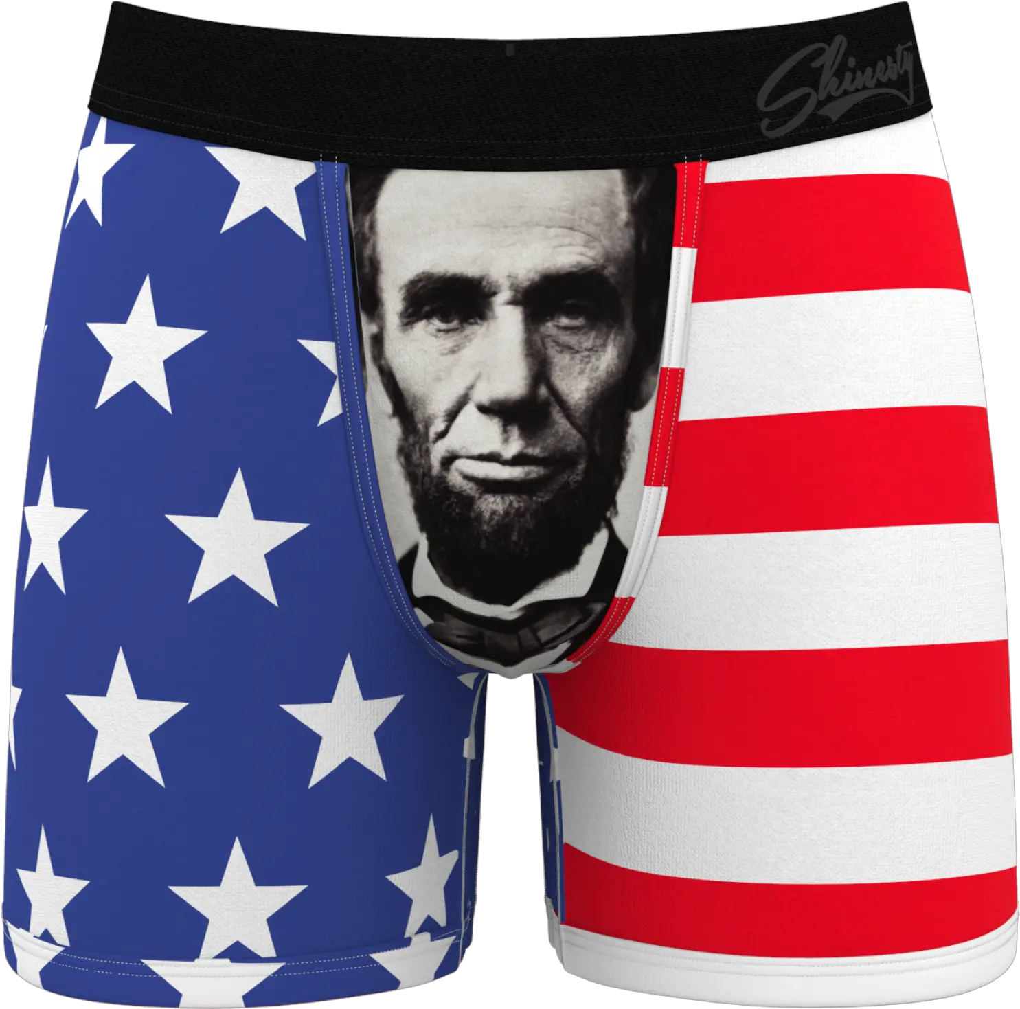 Big Beard Abe Lincoln Usa Ball Hammock Boxer Briefs Marie Byrd Land Flag Png Abraham Lincoln Png