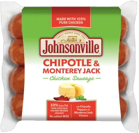 Chipotle Monterey Jack Cheese Chicken Sausage Links Johnsonville Chicken Sausage Png Chipotle Png