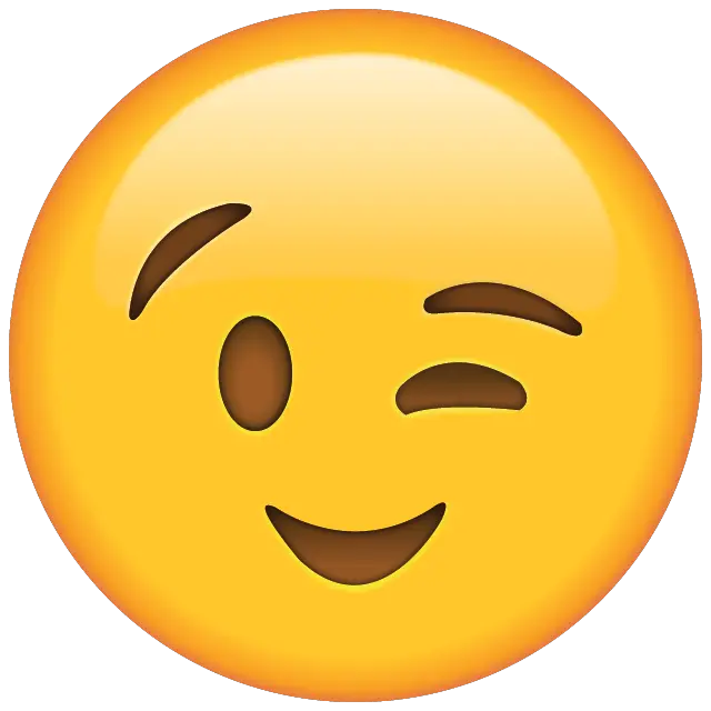 Download Free Png Wink Slightly Smiling Face Emoji Wink Png