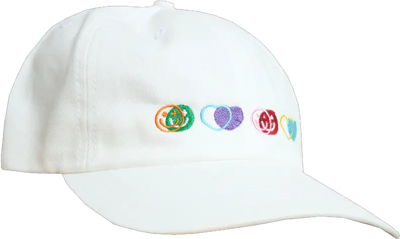 Icon Hat White Multi U2013 Dolan Twins Official Store For Baseball Png Double Tap Icon