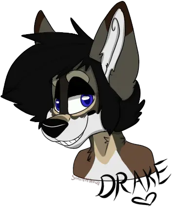 Drake Face By Drakedawolf Fur Affinity Dot Net 2 Border Collies Lps Png Drake Face Png