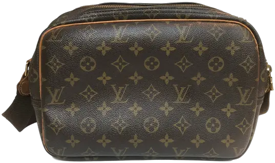 Louis Vuitton Monogram Canvas Reporter Mm Gougou Collection Shoulder Bag Png Louis Vuitton Pattern Png