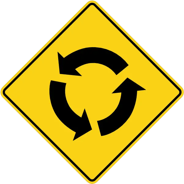 Ontario Road Sign Wa 39 Download Logo Icon Png Svg Roundabout Ahead Sign Wa Icon
