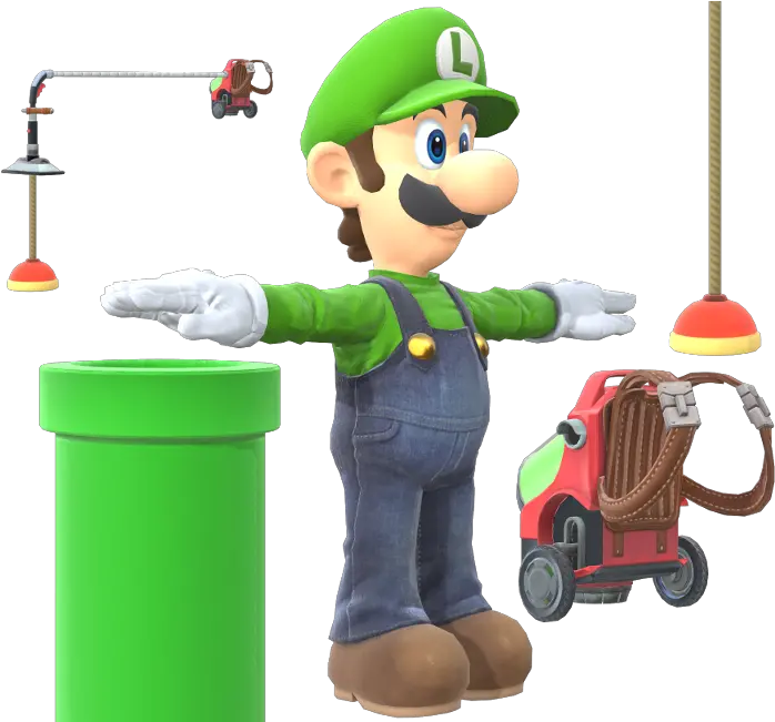 Nintendo Switch Super Smash Bros Ultimate Luigi The Mansion 3 Poltergust G 00 Png Luigi Png