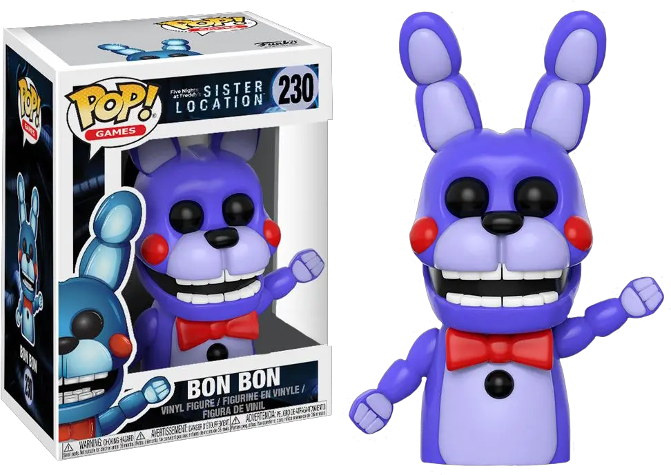 Pre Order Five Nights At Freddyu2019s Sister Location Bon Bon Exclusive Pop Vinyl Figure Fnaf Funko Pops Png Five Nights At Freddys Png