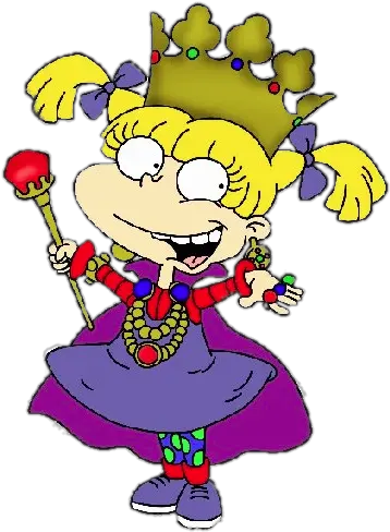 Check Out This Transparent Rugrats Angelica Queen Dress Up Angelica Pickles Dressed As Queen Png Rugrats Transparent