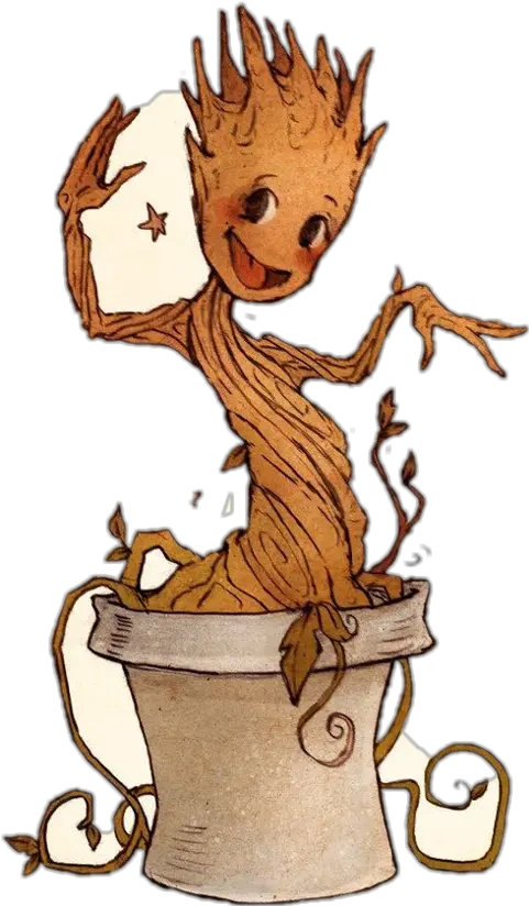 Groot Clipart Full Size Clipart 1998833 Pinclipart Cartoon Png Groot Png