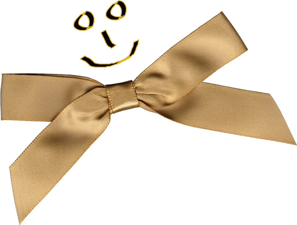 Download Vector Library Stock Forgetmenot Golden Bows Portable Network Graphics Png Golden Ribbon Png