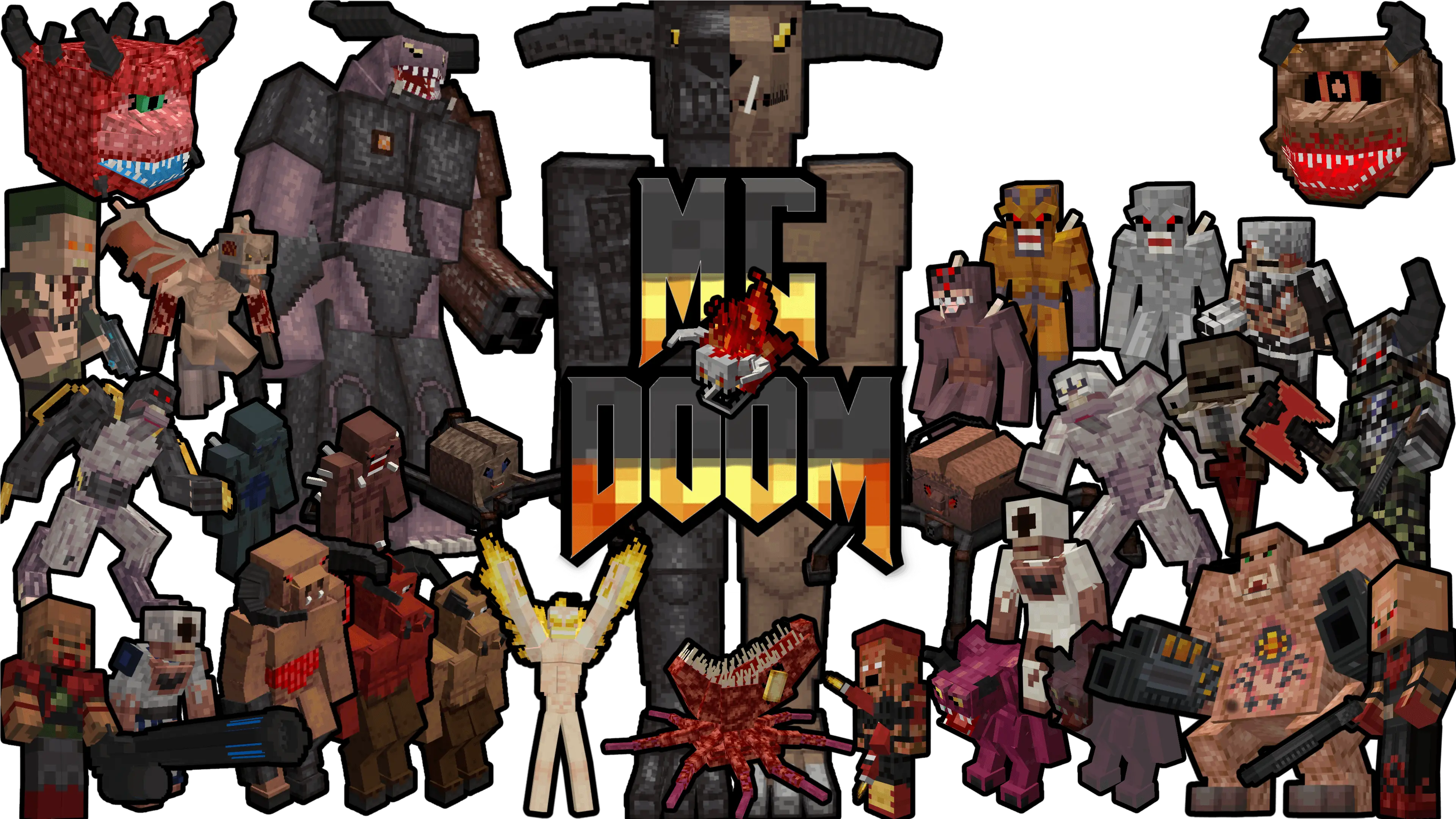Mcdoom Mod Mods Minecraft Curseforge Fictional Character Png Doo The Icon Of Sin