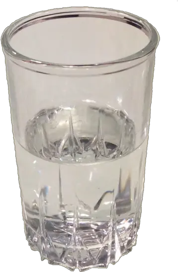 Glass Half Full Or Empty Half Empty Glass Half Full Png Glass Of Water Png