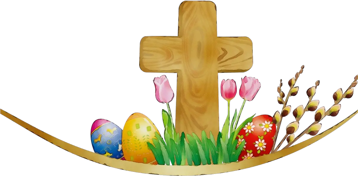 Easter Candle Transparent Background Easter Eggs And Cross Png Transparent Candle Transparent Background